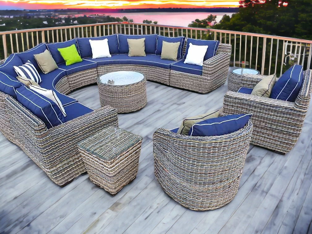 Outdoor furniture sofa set The Boma Moon curved Design