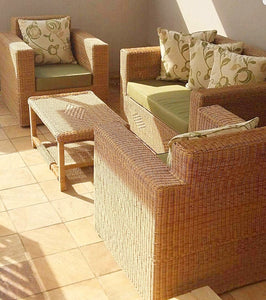 Furniture, Patio Furniture, Outdoor Furniture - 4-Seater Set High Back Design freeshipping - PATIO GURU SHOP