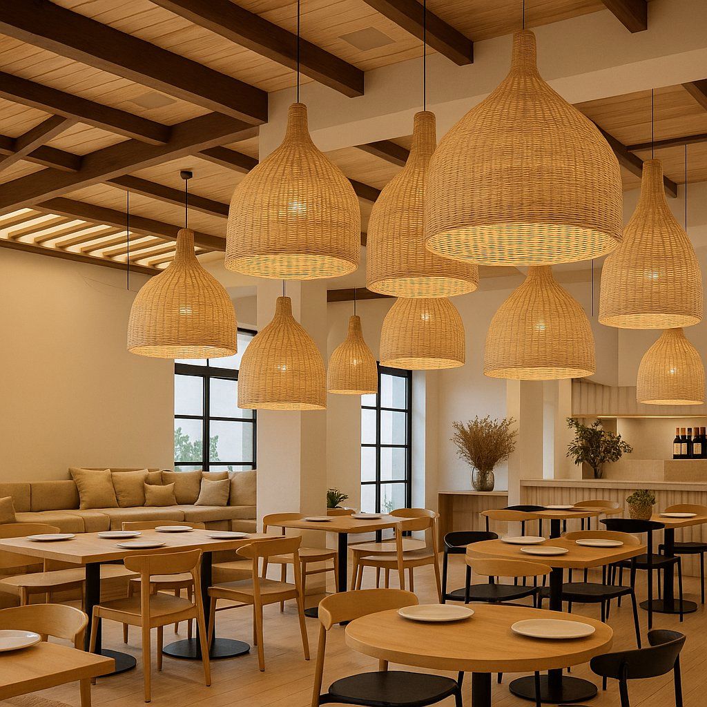 Rattan Light Pendants