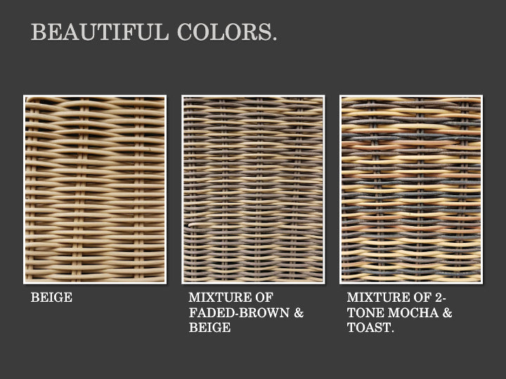 2025 PATIO GURU SYNTHETIC WICKER COLOR CATALOG