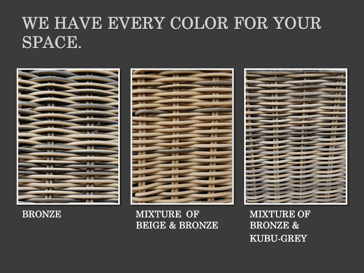 Wicker Color Pin 2025 PATIO GURU SYNTHETIC WICKER COLOR CATALOG
