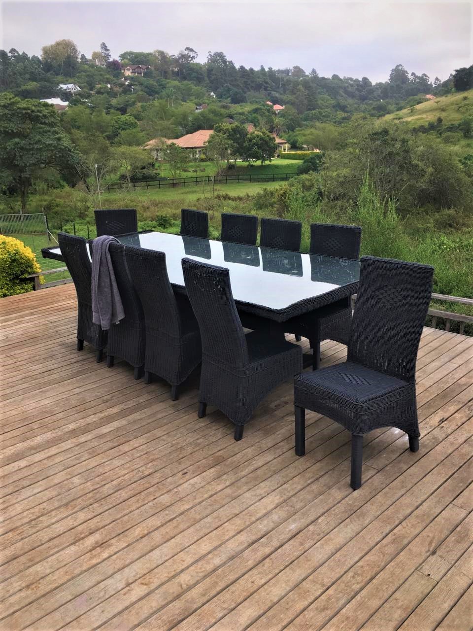 Outdoor Dining room Furniture 10-seater (double weave design) freeshipping - PATIO GURU SHOP