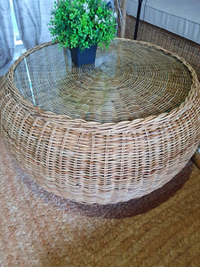 Kubu Rattan Bamileke Round Coffee table