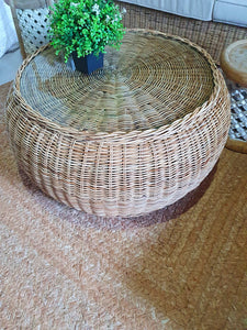 Kubu Rattan Bamileke Round Coffee table